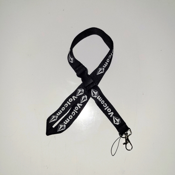 Volcom Black One Size Lanyard & Vaccine Card Holde - Picture 4 of 7